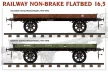 Miniart - Railway Non-brake Flatbed 16,5 t