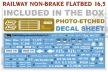 Miniart - Railway Non-brake Flatbed 16,5 t