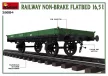 Miniart - Railway Non-brake Flatbed 16,5 t