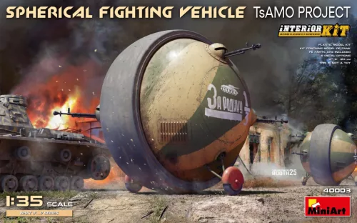 MiniArt - 1/35 SPHERICAL FIGHTING VEHICLE. TsAMO PROJECT. INTERIOR KIT