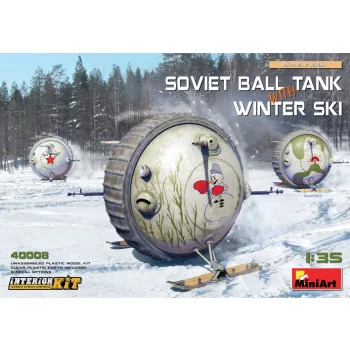 Miniart - Soviet Ball Tank with Winter Ski Interior Kit