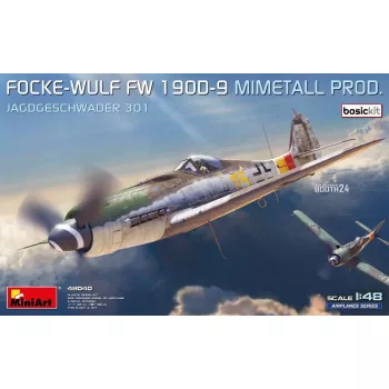  Miniart - Focke-Wulf Fw 190D-9. Mimetall Prod. Basic Kit. Jagdgeschwader 301 