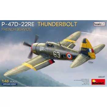 Miniart - P-47D-22RE Thunderbolt. French Service. Basic Kit