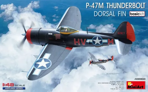 Miniart - P-47M Thunderbolt. Dorsal Fin. Basic Kit 