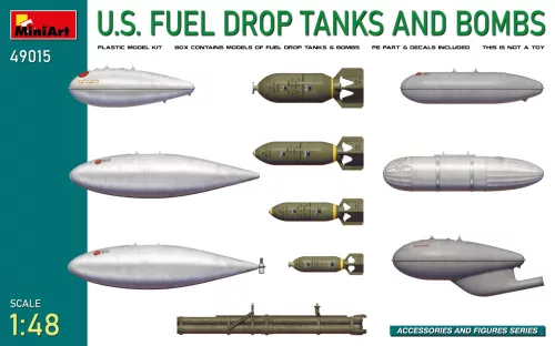 Miniart - U.S. Fuel Drop Tanks and Bombs