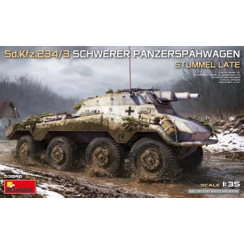   Miniart - Sd.Kfz.234/3 Schwerer Panzerspähwagen «Stummel» Late
