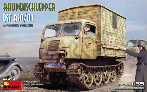 Miniart - Raupenschlepper Ost RSO/01 w/Wooden Shelter