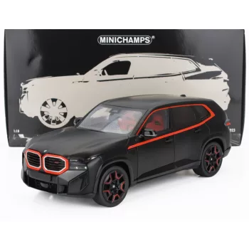 Minichamps - BMW X-SERIES XM (G09) 2023 MATT BLACK RED