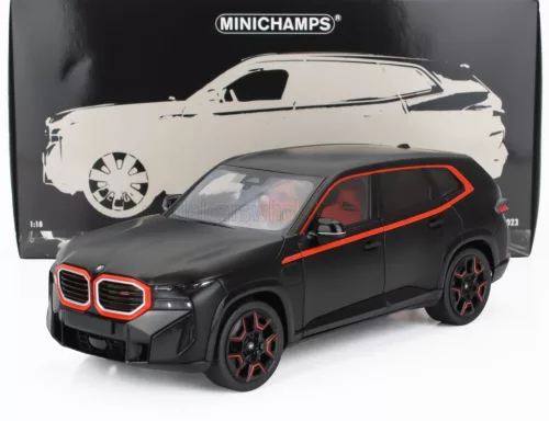 Minichamps - BMW X-SERIES XM (G09) 2023 MATT BLACK RED