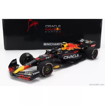   Minichamps - Red Bull F1  Rb18 Team Oracle Red Bull Racing N 11 2Nd Belgium Gp 2022 Sergio Perez Matt Blue Yellow Red