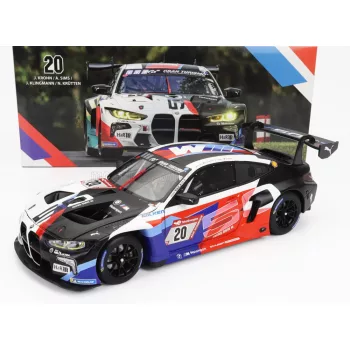   Minichamps - BMW 4-SERIES M4 GT3 TEAM SCHUBERT MOTORSPORT N 20 24h NURBURGRING 2022 JESSE KROHN - ALEXANDER SIMS - JENS KLINGMANN - NIKLAS KRUTTEN WHITE BLACK RED BLUE