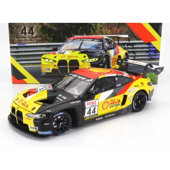   Minichamps - BMW 4-SERIES M4 GT3 TEAM BMW JUNIOR N 44 WINNER NLS 3 NURBURGRING ADAC RUNDSTRECKEN TROPHY 2023 DAN HARPER - MAX HESSE - NEIL VERHAGEN YELLOW RED BLACK