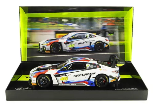 Minichamps - BMW 4-SERIES M4 GT3 TEAM WRT N 46 12h BATHURST 2024 VALENTINO ROSSI - MAXIME MARTIN - RAFFAELE MARCIELLO WHITE