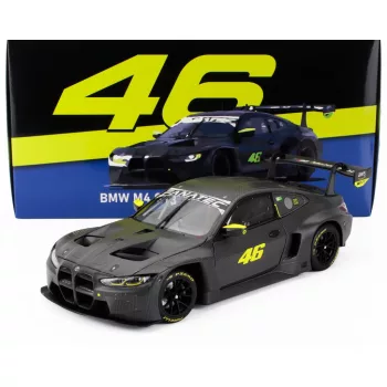   Minichamps - BMW 4-SERIES M4 GT3 TEAM WRT N 46 TEST MISANO MARZO 2024 VALENTINO ROSSI MATT GREY