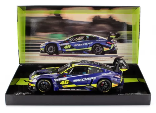 Minichamps - BMW 4-SERIES M4 GT3 TEAM WRT N 46 4h LE CASTELLET 2024 VALENTINO ROSSI - MAXIME MARTIN - RAFFAELE MARCIELLO BLUE YELLOW BLACK