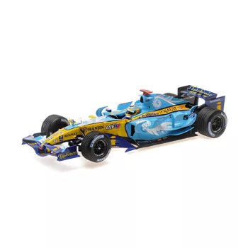  Minichamps - RENAULT F1  R26 TEAM MILD SEVEN RENAULT F1 N 1 WORLD CHAMPION TURKISH GP 2006 FERNANDO ALONSO LIGHT BLUE YELLOW