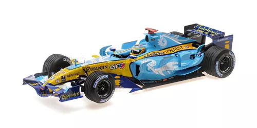 Minichamps - RENAULT F1  R26 TEAM MILD SEVEN RENAULT F1 N 1 WORLD CHAMPION TURKISH GP 2006 FERNANDO ALONSO LIGHT BLUE YELLOW