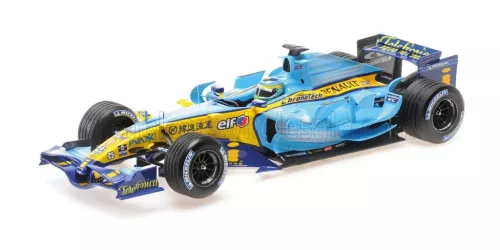 Minichamps - RENAULT F1  R26 TEAM MILD SEVEN RENAULT F1 N 2 3rd CHINA GP 2006 GIANCARLO FISICHELLA LIGHT BLUE YELLOW