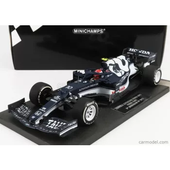   Minichamps - Alpha Tauri F1 At02 Honda Ra620H Team Alpha Tauri N 10 3Rd Azerbaijan Gp 2021 Pierre Gasly White Blue
