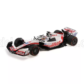   Minichamps - HAAS F1  VF-22 TEAM HAAS N 20 POLE POSITION BRAZILIAN GP 2022 KEVIN MAGNUSSEN WHITE BLACK RED