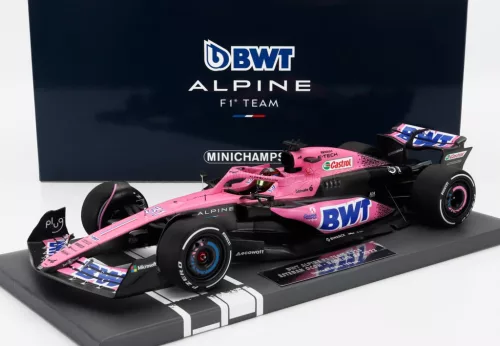 Minichamps - ALPINE F1  A523 TEAM BWT ALPINE N 31 SEASON 2023 ESTEBAN OCON BLUE PINK