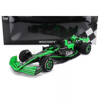   Minichamps - SAUBER F1  C44 TEAM STAKE KICK N 77 SEASON 2024 VALTTERI BOTTAS GREEN BLACK