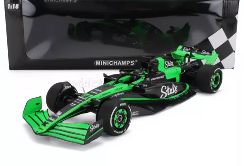 Minichamps - SAUBER F1  C44 TEAM STAKE KICK N 77 SEASON 2024 VALTTERI BOTTAS GREEN BLACK