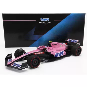   Minichamps - RENAULT F1 A522 TEAM ALPINE BWT N 31 7th BAHRAIN GP 2022 ESTEBAN OCON BLUE PINK