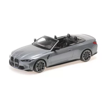   Minichamps - 1:18 BMW M4 CABRIOLET – 2021 – GREY METALLIC - MINICHAMPS
