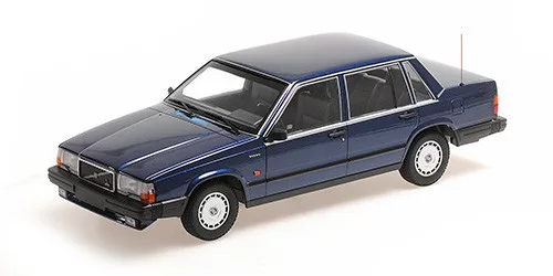 Minichamps - 1:18 VOLVO 740 GL – 1986 – DARK BLUE METALLIC - MINICHAMPS