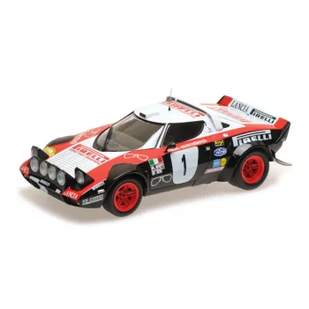  Minichamps - 1:18 LANCIA STRATOS - LANCIA PIRELLI - RÖHRL/GEISTDÖRFER - WINNERS DYNAVIT SAARLAND RALLYE 1978 - MINICHAMPS