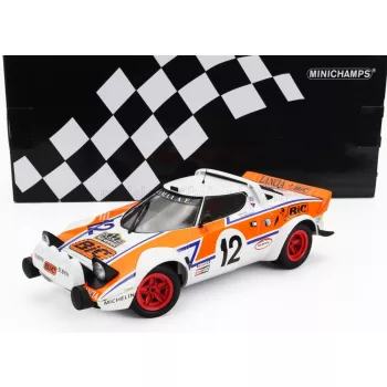   Minichamps - LANCIA STRATOS HF N 12 RALLY ACROPOLIS 1979 S.LAMBDA - K.FERTAKIS WHITE ORANGE