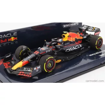   Minichamps - Red Bull F1 Rb18 Team Oracle Red Bull Racing N 11 Bahrain Gp 2022 Sergio Perez Matt Blue Yellow Red