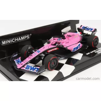   Minichamps - Renault F1 A522 Team Alpine Bwt N 14 Bahrain Gp 2022 Fernando Alonso Pink Blue