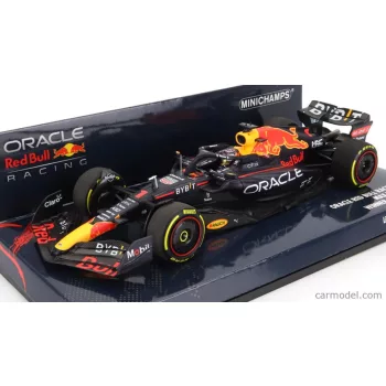   Minichamps - Red Bull F1 Rb18 Team Oracle Red Bull Racing N 1 World Champion Winner Miami Gp 2022 Max Verstappen Matt Blue Yellow Red