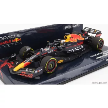   Minichamps - Red Bull F1 Rb18 Team Oracle Red Bull Racing N 1 World Champion Winner Azerbaijan Gp 2022 Max Verstappen Matt Blue Yellow Red