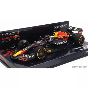   Minichamps - Red Bull F1  Rb18 Team Oracle Red Bull Racing N 1 Winner Canadian Gp World Champion 2022 Max Verstappen Matt Blue Yellow Red