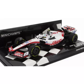   Minichamps - HAAS F1  VF-22 FERRARI TEAM HAAS N 47 CANADA GP 2022 MICK SCHUMACHER WHITE BLACK RED