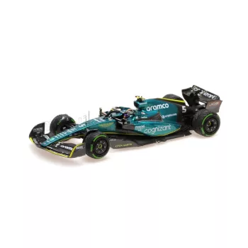   Minichamps - ASTON MARTIN F1 AMR22 TEAM ARAMCO COGNIZART N 5 8th SINGAPORE GP 2022 SEBASTIAN VETTEL GREEN BLACK