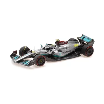   Minichamps - MERCEDES GP F1 W13E TEAM MERCEDES-AMG PETRONAS F1 N 44 2nd BRAZILIAN GP 2022 LEWIS HAMILTON SILVER GREEN