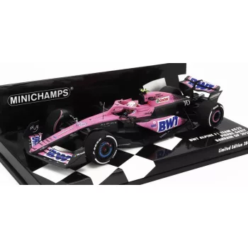   Minichamps - RENAULT F1  A523 TEAM BWT ALPINE N 10 SEASON 2023 PIERRE GASLY BLUE PINK