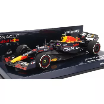   Minichamps - RED BULL F1  RB19 TEAM ORACLE RED BULL RACING N 11 WINNER SAUDI ARABIAN GP 2023 SERGIO PEREZ MATT BLUE