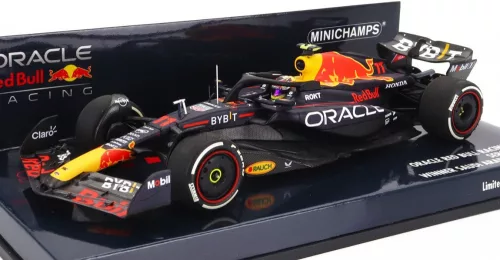 Minichamps - RED BULL F1  RB19 TEAM ORACLE RED BULL RACING N 11 WINNER SAUDI ARABIAN GP 2023 SERGIO PEREZ MATT BLUE