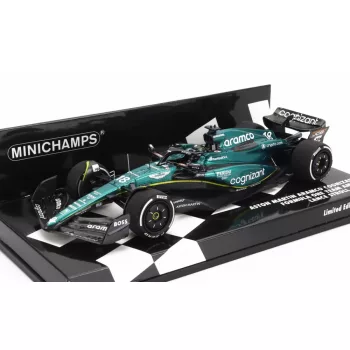   Minichamps - ASTON MARTIN F1  AMR23 TEAM ARAMCO COGNIZANT N 18 SEASON 2023 LANCE STROLL GREEN