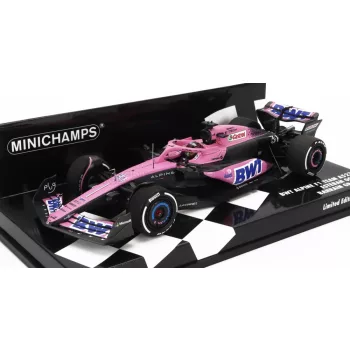   Minichamps - RENAULT F1  A523 TEAM BWT ALPINE N 31 SEASON 2023 ESTEBAN OCON BLUE PINK