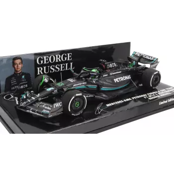   Minichamps - MERCEDES GP F1 W14 TEAM MERCEDES-AMG PETRONAS FORMULA ONE N 63 7th BAHRAIN GP 2023 GEORGE RUSSEL MATT BLACK