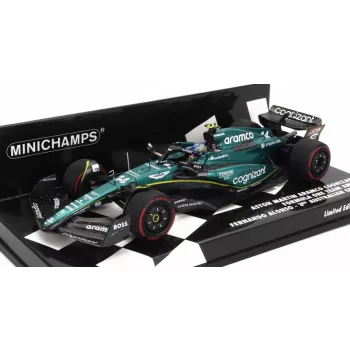   Minichamps - ASTON MARTIN F1  AMR23 TEAM ARAMCO COGNIZANT N 14 3rd AUSTRALIAN GP 2023 FERNANDO ALONSO GREEN