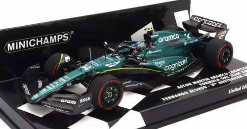 Minichamps - ASTON MARTIN F1  AMR23 TEAM ARAMCO COGNIZANT N 14 3rd AUSTRALIAN GP 2023 FERNANDO ALONSO GREEN