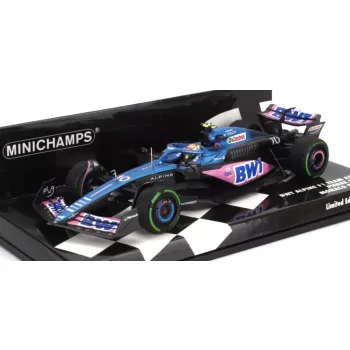   Minichamps - ALPINE F1  A523 TEAM BWT ALPINE N 10 MONACO GP 2023 PIERRE GASLY BLUE PINK