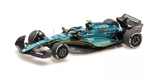 Minichamps - ASTON MARTIN F1  AMR23 TEAM ARAMCO COGNIZANT N 14 2nd CANADA GP 2023 FERNANDO ALONSO GREEN